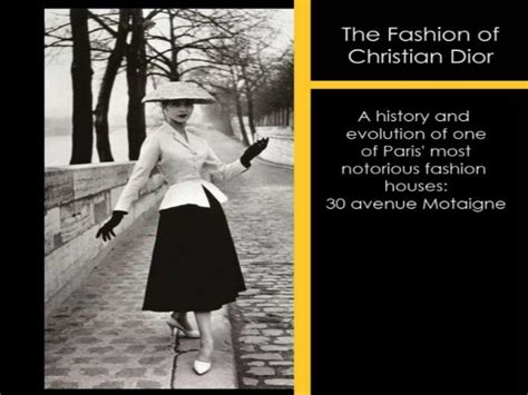 dior presentation slideshare|Dior history ppt.